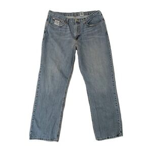 Cinch Men's White Label Relaxed Fit Straight Leg 38x32 (Act 36x31) Medium Wash